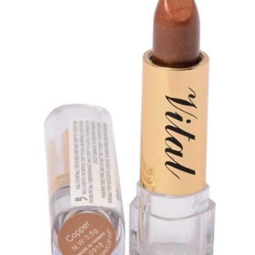 Vital Moisturizing Copper Lipstick 0918 for warm, hydrating color with a smooth, creamy finish.