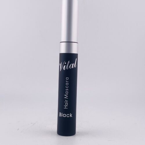 Vital Hair Mascara Black (16g) for quick, long-lasting coverage of gray hairs and roots.