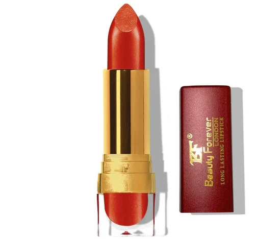 Beauty Forever London Long Lasting Lipstick Pink Rose LL 104 shade lipstick tube with soft rosy pink color.