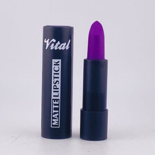 Vital Matte Lipstick African Ruby 0513 deep ruby-red matte lipstick shade in tube.