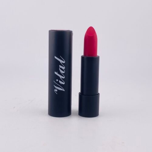 Vital Lipstick Blue Flame 0513 bold striking blue lipstick shade in tube.