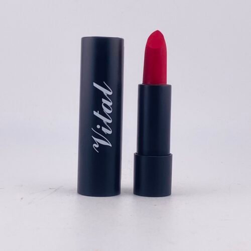 Vital Lipstick Kiss 0513 soft pink-red lipstick shade in tube.