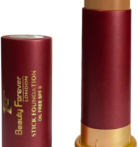 Beauty Forever London Stick Foundation Oil Free SPF 8 SF-109 Light natural matte stick foundation shade in Light.