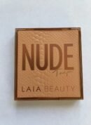 LAIA BEAUTY Taupe Nude Eye Shadow Palette open showing neutral shades