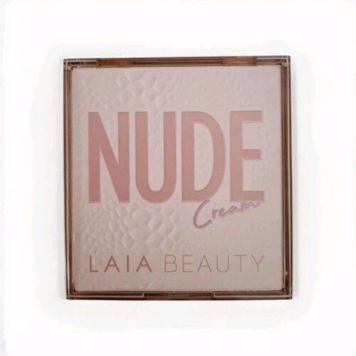 LAIA BEAUTY Cream Nude Eye Shadow Palette open showing creamy neutral shades