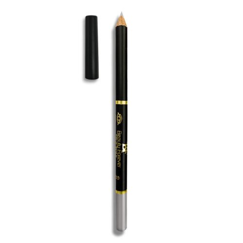 Beauty Forever TRUE KOHL Silver 12 Waterproof Eye & Lip Liner pencil on white background