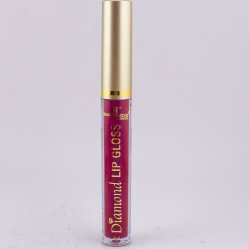 "Beauty Forever LONDON Burgundy 95 Diamond Lip Gloss with deep burgundy color and sparkling diamond shimmer"