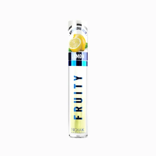 "NICKAK NEW YORK Lemon 07 Fruity Lip Gloss with hydrating, high-shine finish and bright lemon tint"