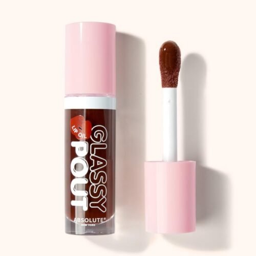"ABSOLUTE NEW YORK Savory Glassy Pout lip gloss with ultra-glossy glass-like shine"