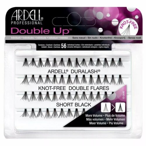 “ARDELL PROFESSIONAL Double Up Knot-Free Short Black Double Flare Eyelashes”